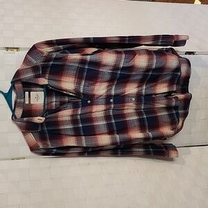 Button up flannel top